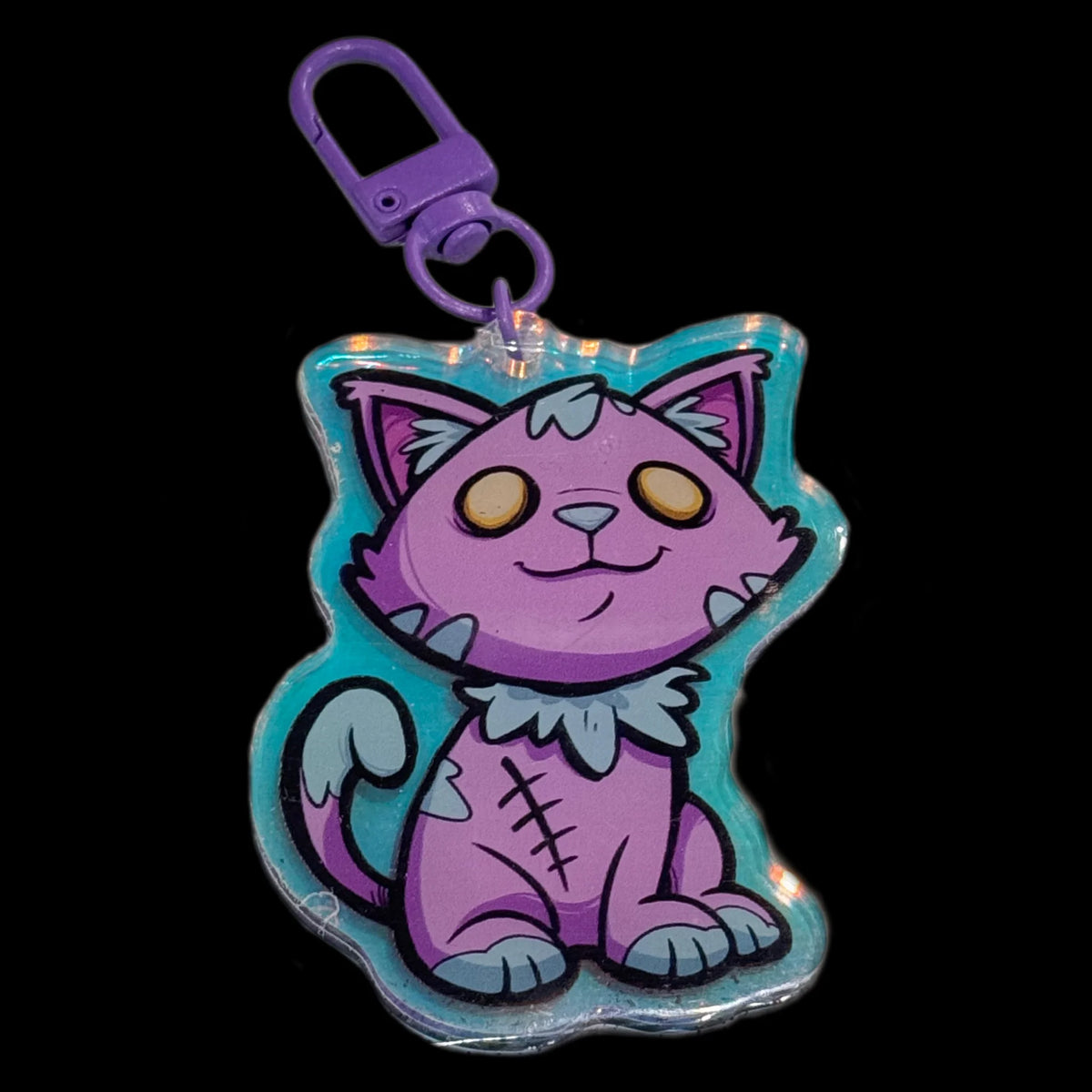 Skritch the Cat Acrylic Keychain